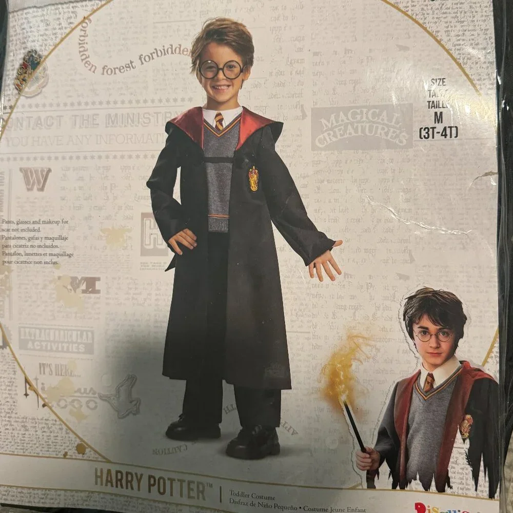Disguise Harry Potter Black Kids Classic Halloween Costume for Boys‎ Outfit 3T